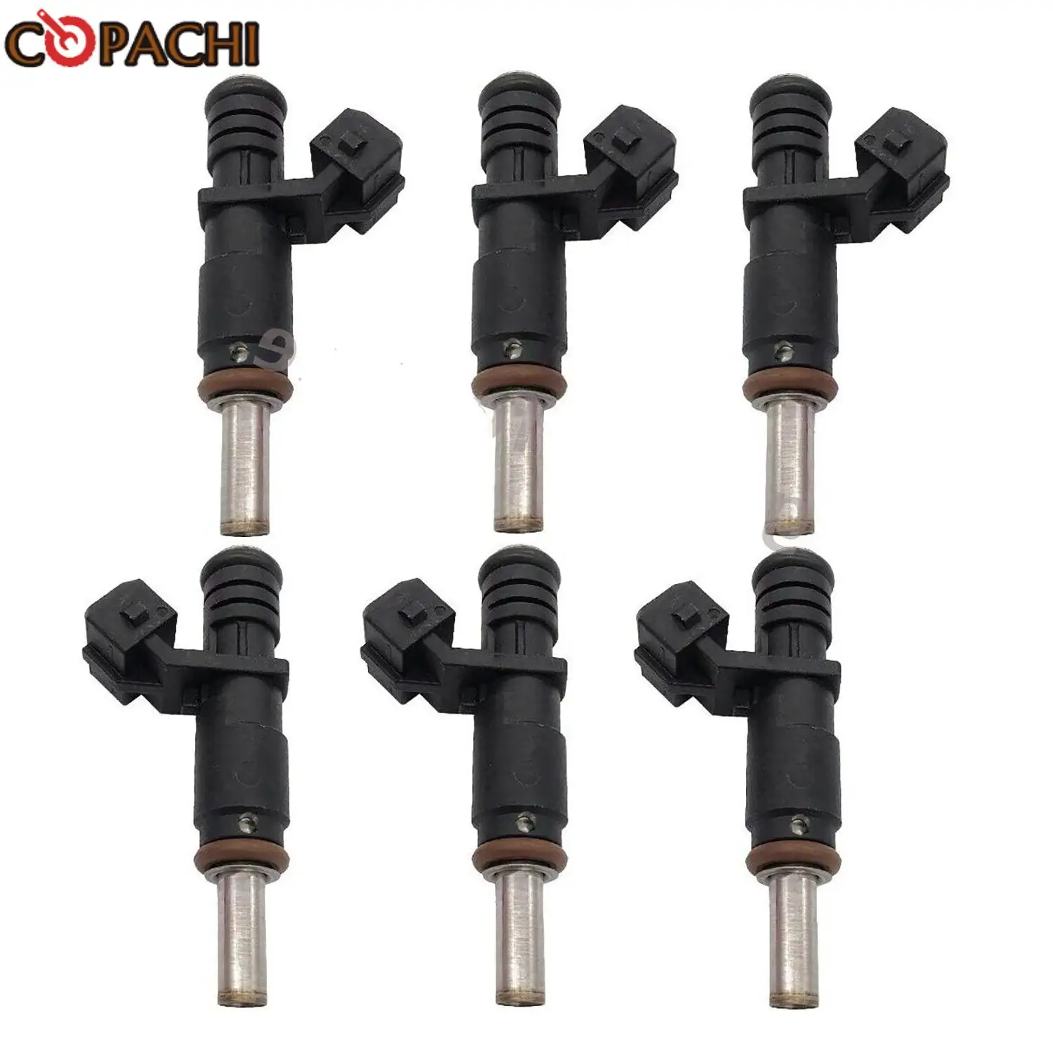 6pcs 7531634 13537531634 FJ748 1353753163 Fuel Injectors Replacement For BMW 128i 328i X3 X 5 Z4 525i 2.0L 2.5L 3.0L 06 -12