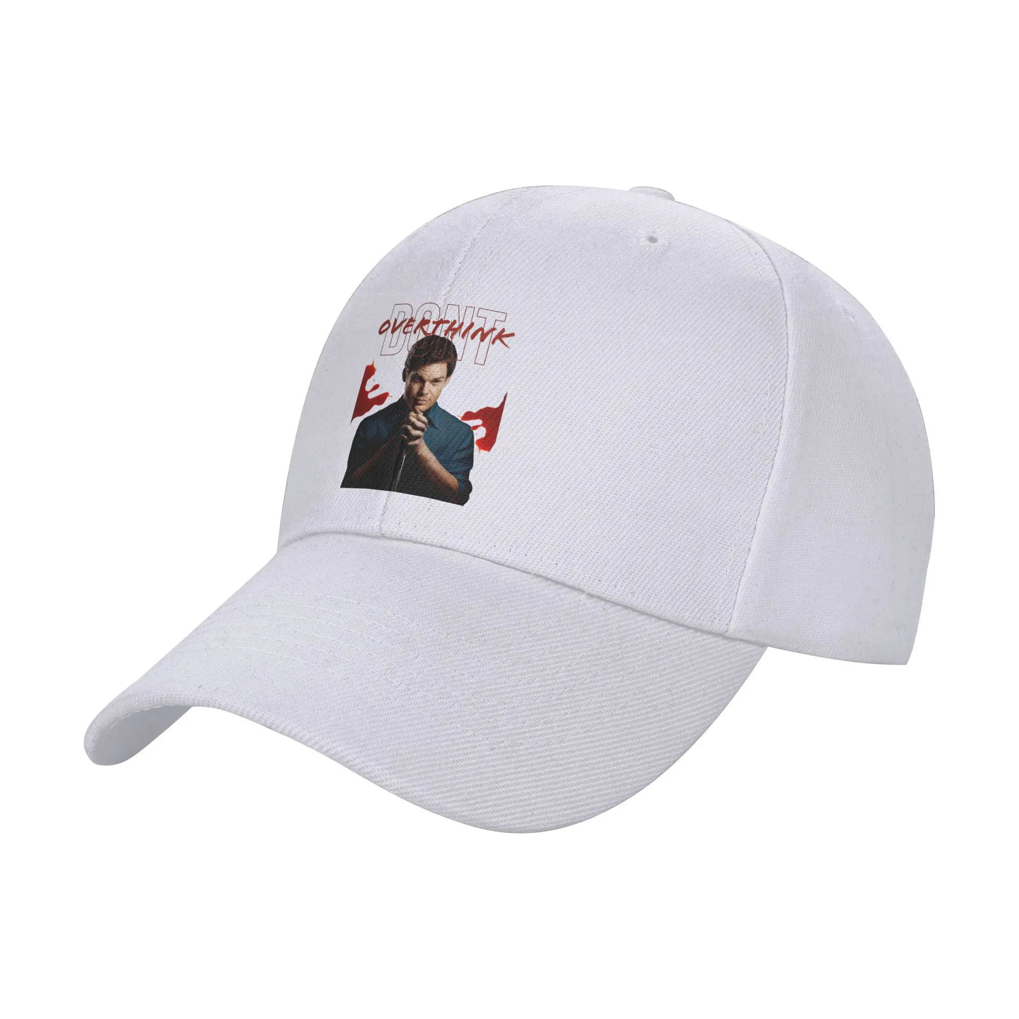 

Dexter MorganDon't Overthink Baseball Caps Unisex Outdoor Sun Hats Hat Breathable Polyester Sun Hats Summer Hats