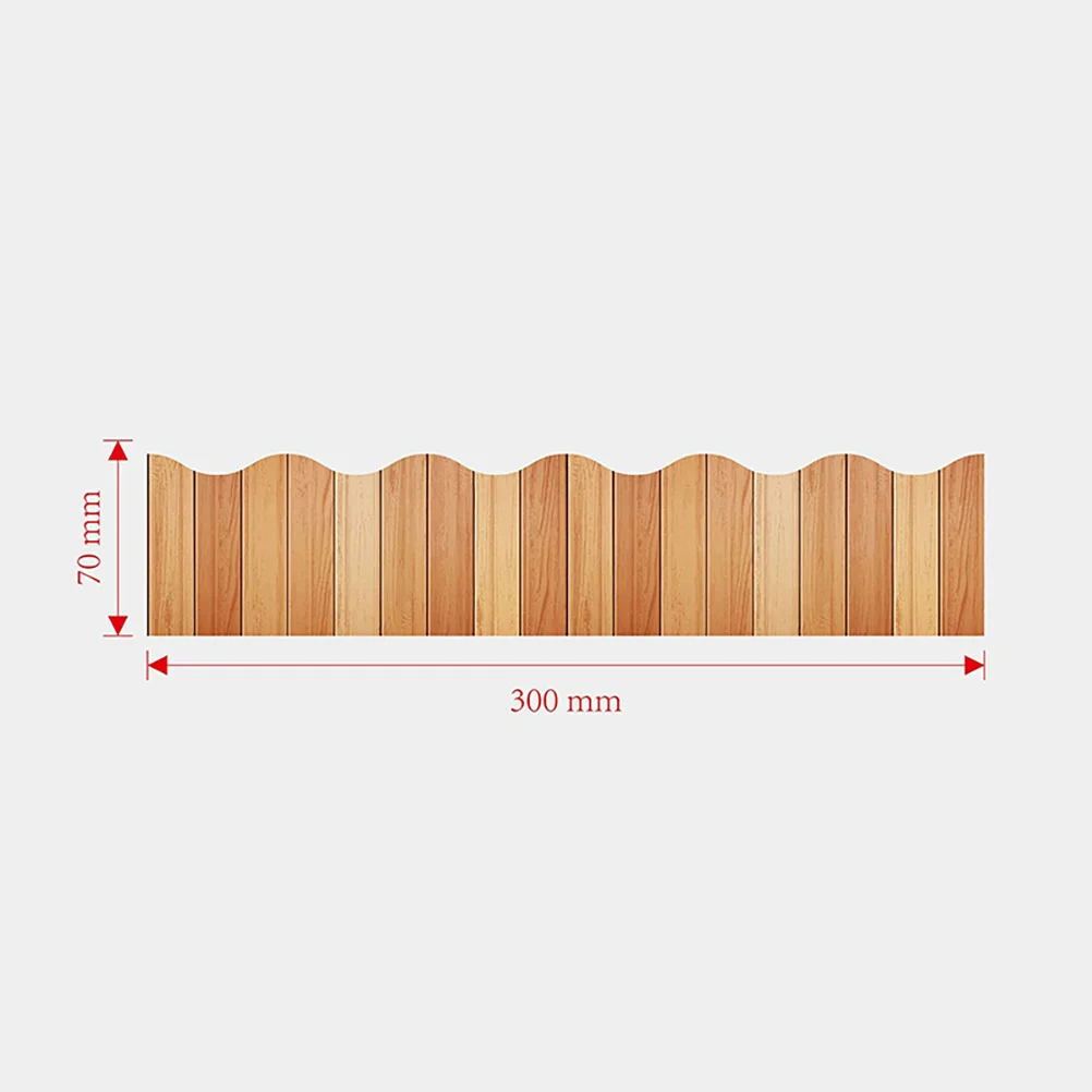 

1pcs 1 Roll Bulletin Board Border Wood Grain Decor Trim Sticker Plank Frame Decal Blackboard Whiteboard Classroom Home School