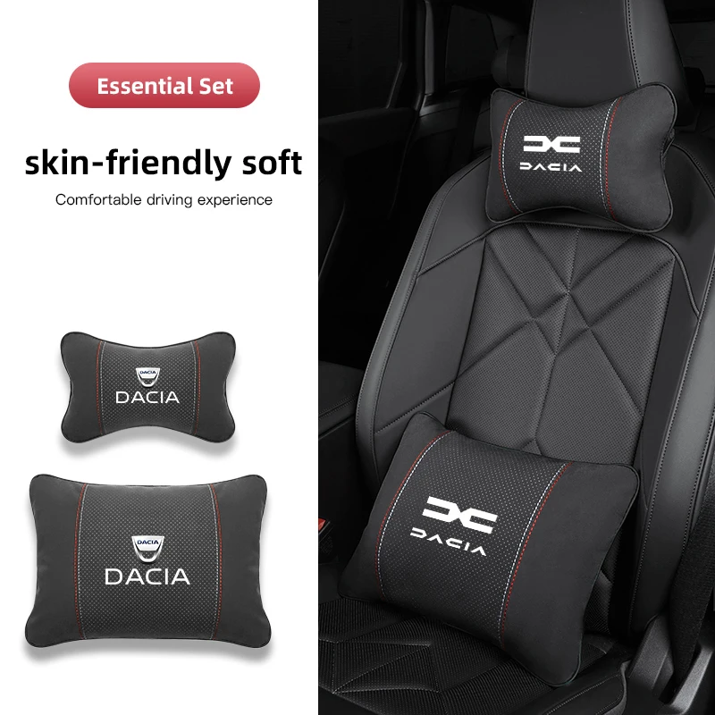 Auto-Kopfstütze, Nackenschutzkissen, Rückenlehnenkissen, Taillenkissen für Dacia Duster Logan Sandero Stepway Dokker Lodgy MCV 2019