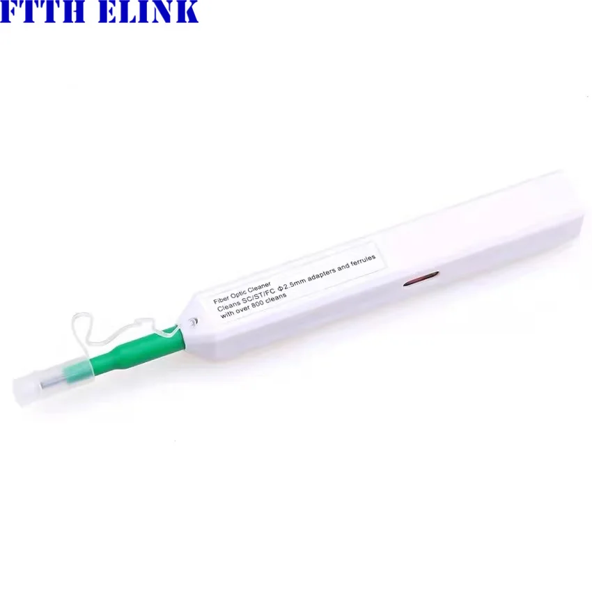 Fiber Optic Cleaner One Click Cleaning Pen for ftth connector SC FC ST 2.5mm Universal Connector good quality ELINK 5pcs