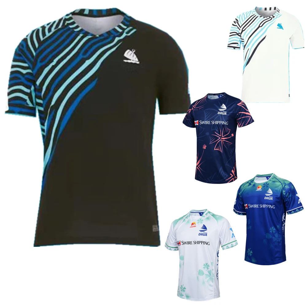 

2025 FIJI RUGBY 7'S JERSEY fijian DRUA rugby jersey FLYING FIJIANS FIJI 7S Rugby shirt singlet s-5xl