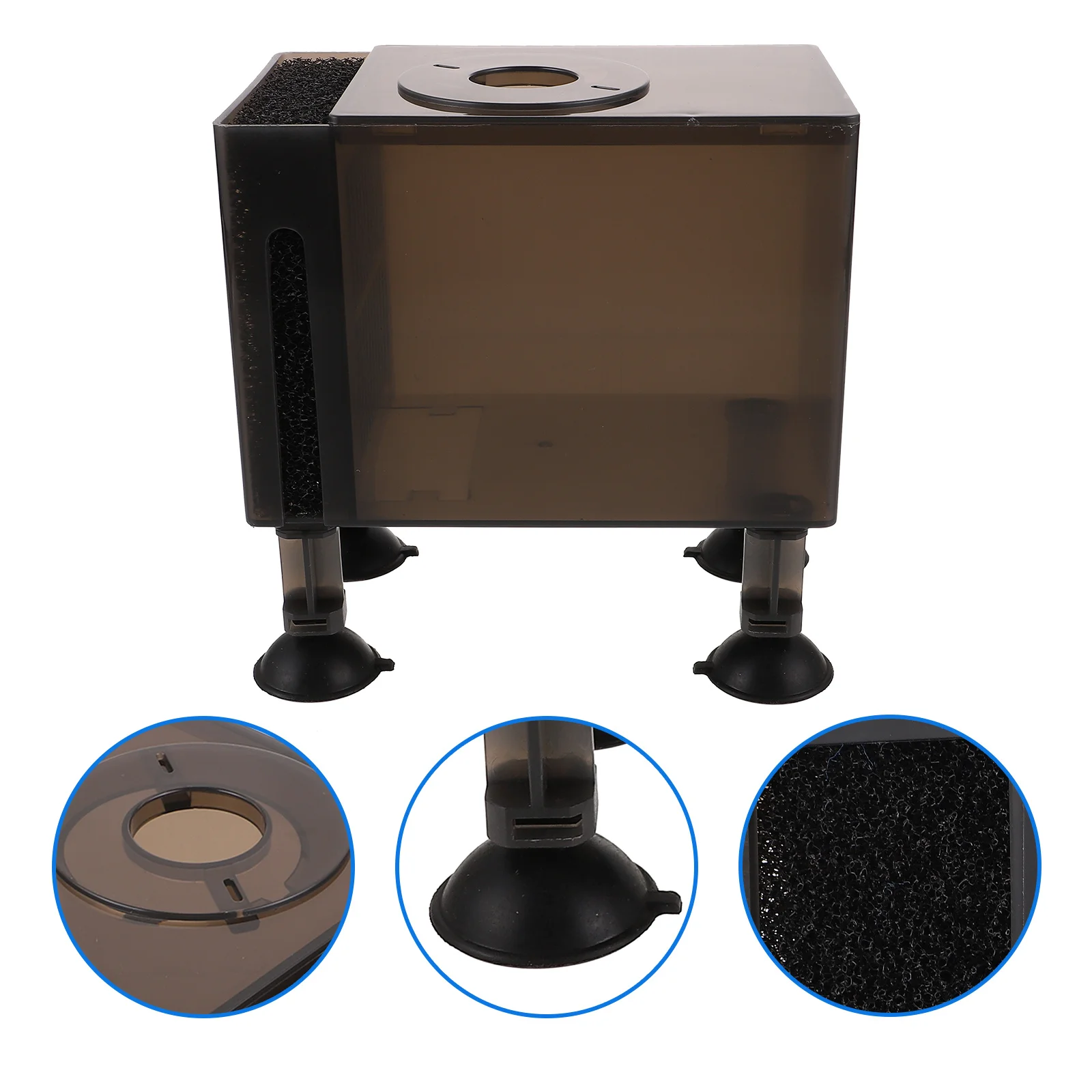 

1Set Water Pump Box Easy Assembly Detachable Structure Wear-Resistant Pump Case for Aquarium Supply Portable Design