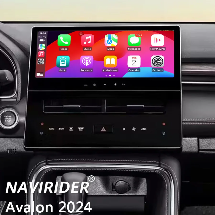 

12.3" Android Car Stereo Radio Multimedia DVD Player For Toyota Avalon 2024 GPS Navigation Carplay Auto 4G WIFI HeadUnit Monitor