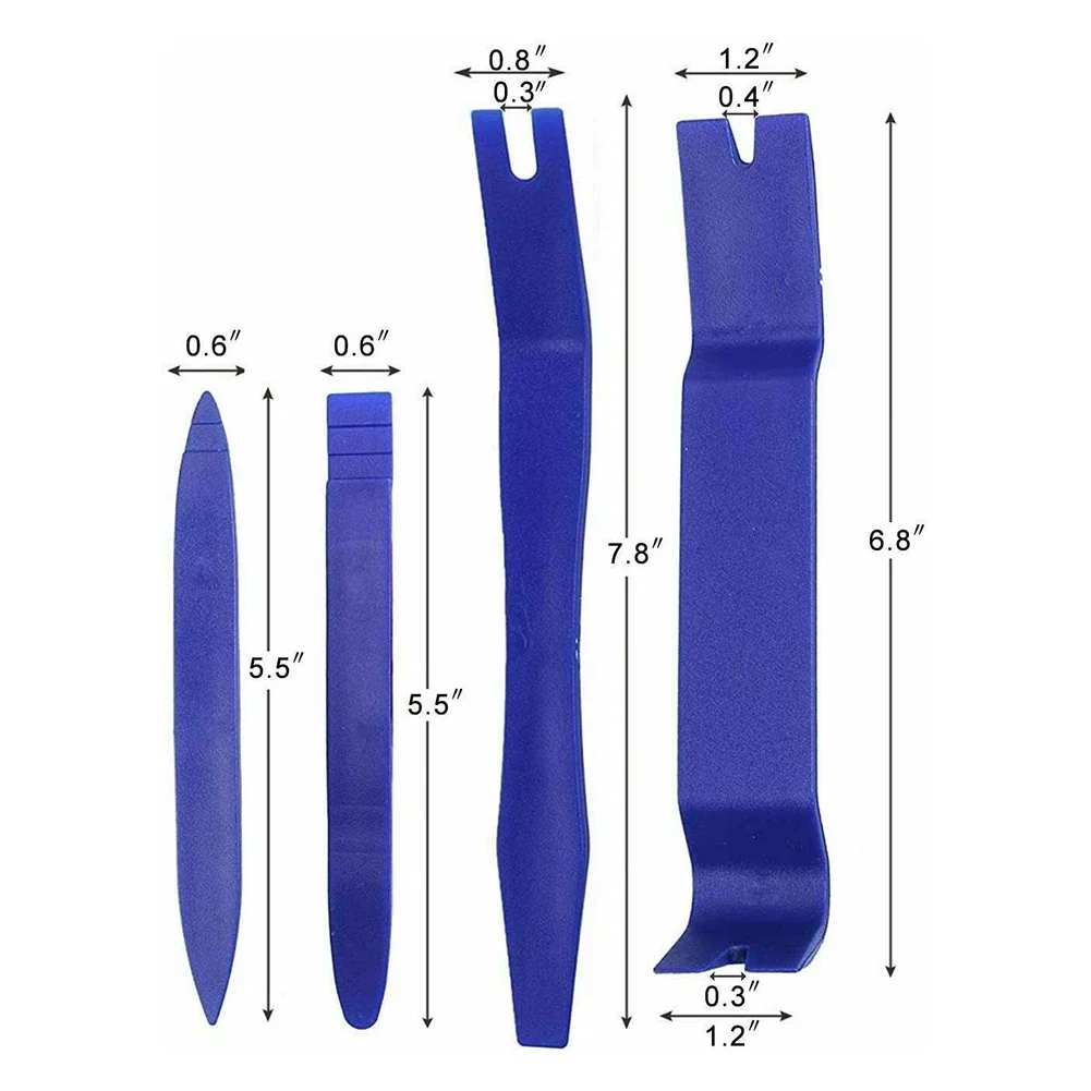 Car Door Clip Trim Removal Tools Blue+red Dashboard Removal Tool Disassembly Tools Navigation Disassembly Repair Tools