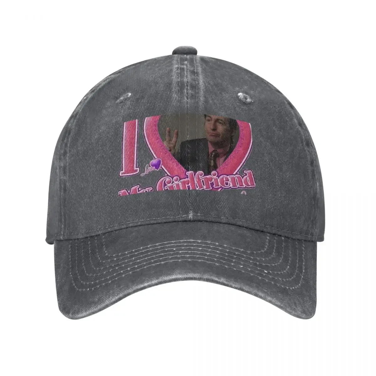

i love my girlfriend saul goodman Baseball Cap Hat Beach hats for men fashionable Man Women's