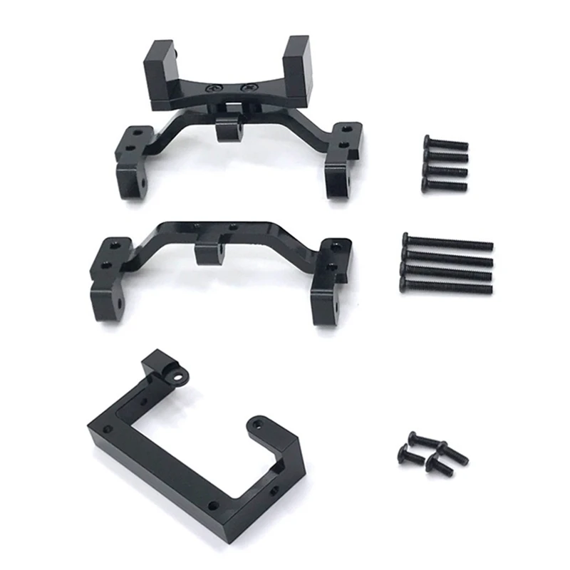 Metal Pull Rod Base Seat & Axle Up Servo Bracket Bumper Mount For MN D90 D91 MN99 MN99S 1/12 RC Car Upgrade Parts