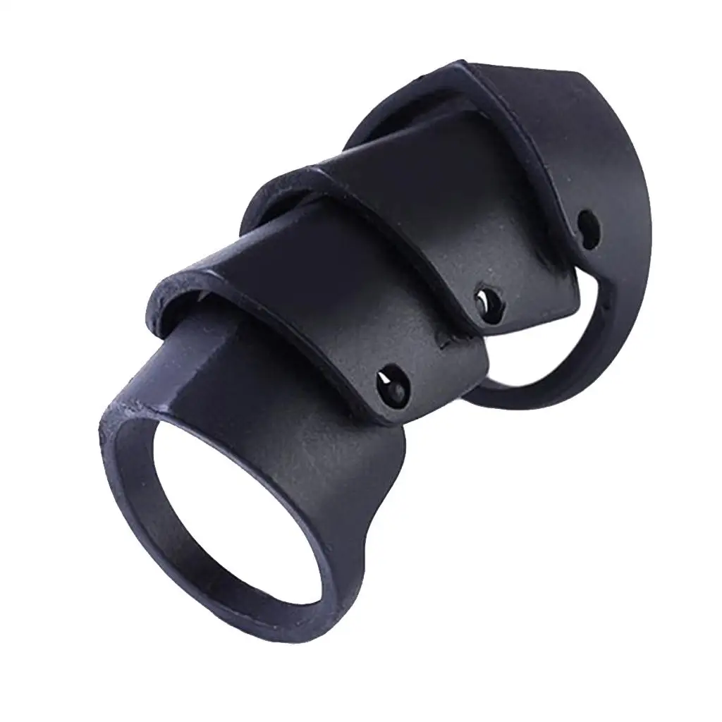 Alloy Armor Punk Knuckle Finger Ring Curved Ring Jewelry for Men Casual Party Alternative Wear