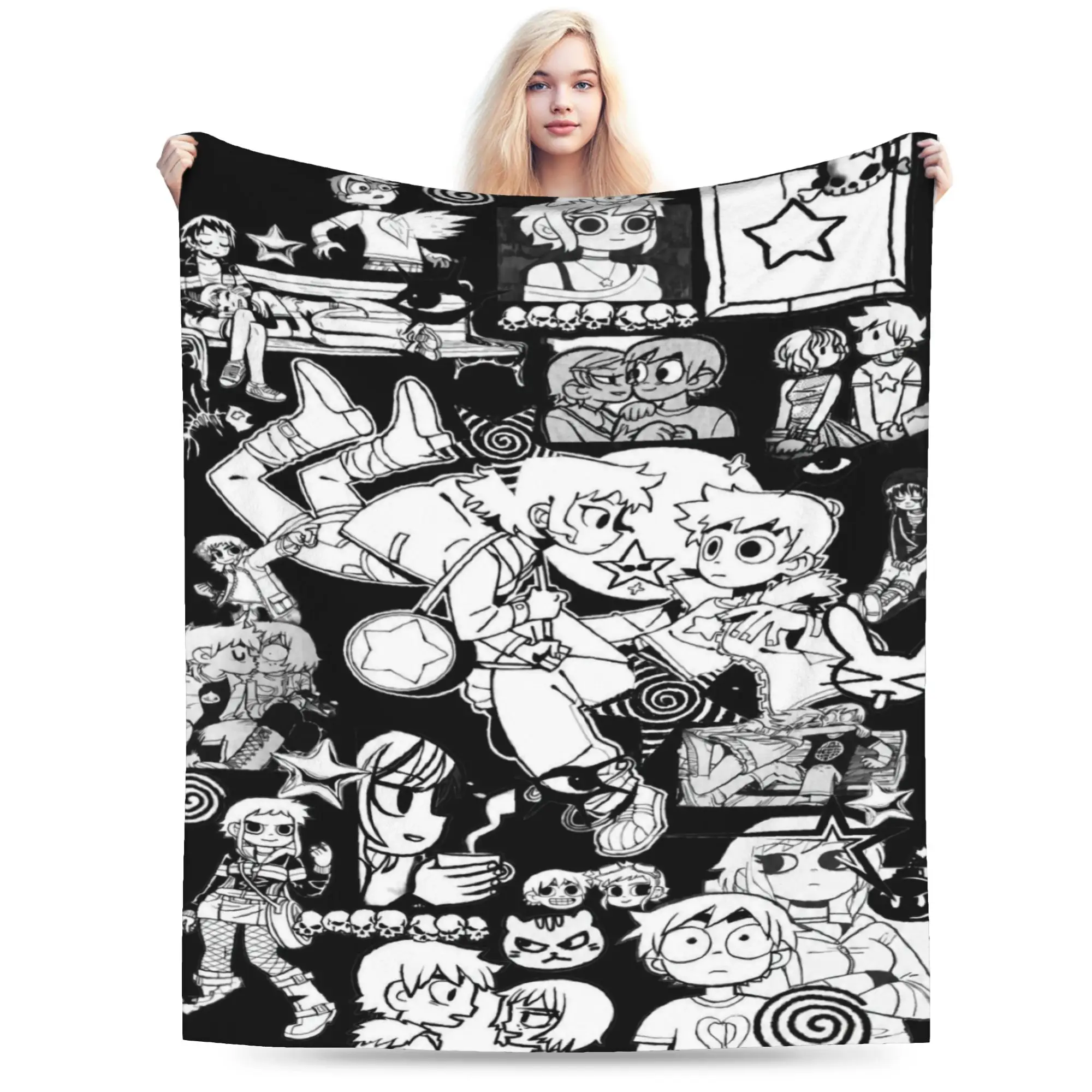 New Arrival Scott Pilgrim vs. the World Blanket Ultra-Soft Flannel  Comfortable Throw Blankets Machine Washable