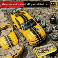 CCA DIY1:43 Staircase Ford Mustang Alloy Car Model Kit - a collectable racer decorated tabletop gift for Christmas