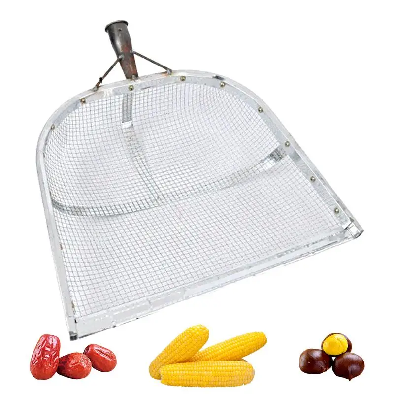 

Leaking Soil Shovel Steel Gardening Filter Screen Sieve Soil Shovel Thickened Sifting Shovel For Farm Coop Goat Stall Poop