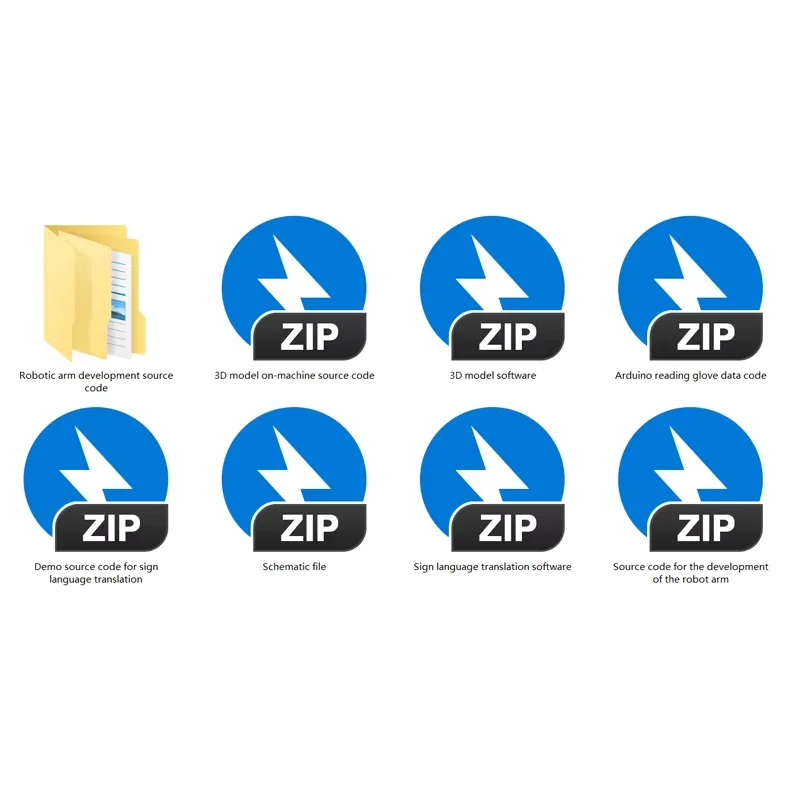 2025 Robot Mechanical Arm Gesture Capturing System Flex Sensor Wearable Device Intelligent Gloves Open Source Bending Sensor