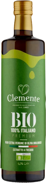 Aceite de Oliva Extra vertine di Oliva Biologico, 750ml, Clemente