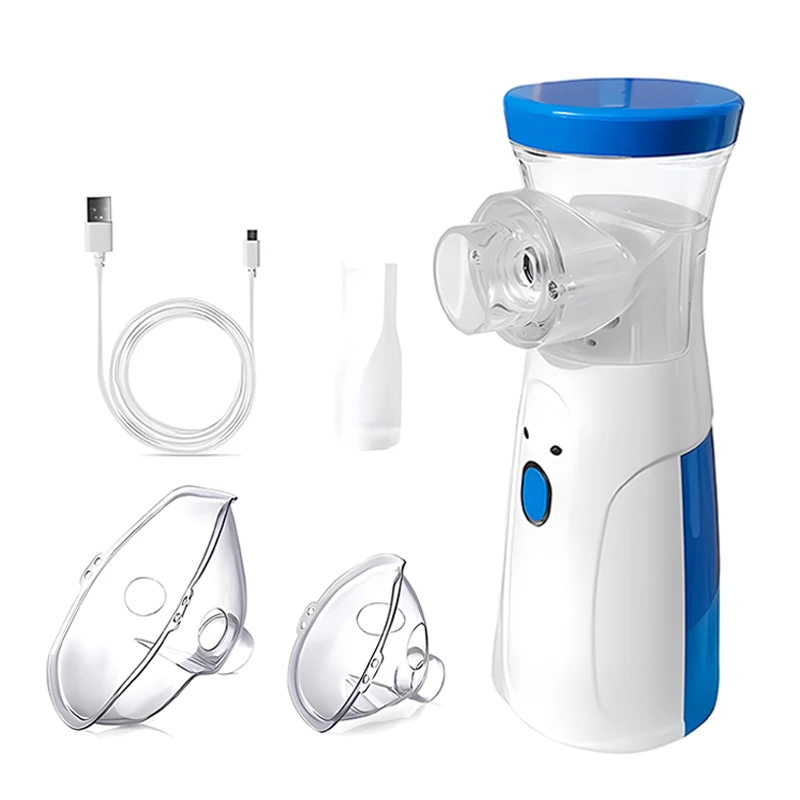 Medische Stille Mesh Vernevelaar Handheld Astma Inhalator Verstuiver Kinderen Gezondheidszorg Mini Draagbare Vernevelaar Luchtbevochtiger