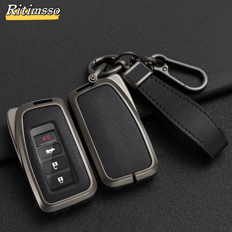 Metal Car Remote Key Case Shell Cover Fob For Lexus NX IS RX ES GX LX LS UX GS 200 260 300 350 NX200 NX300 RX350 ES300 Keyless