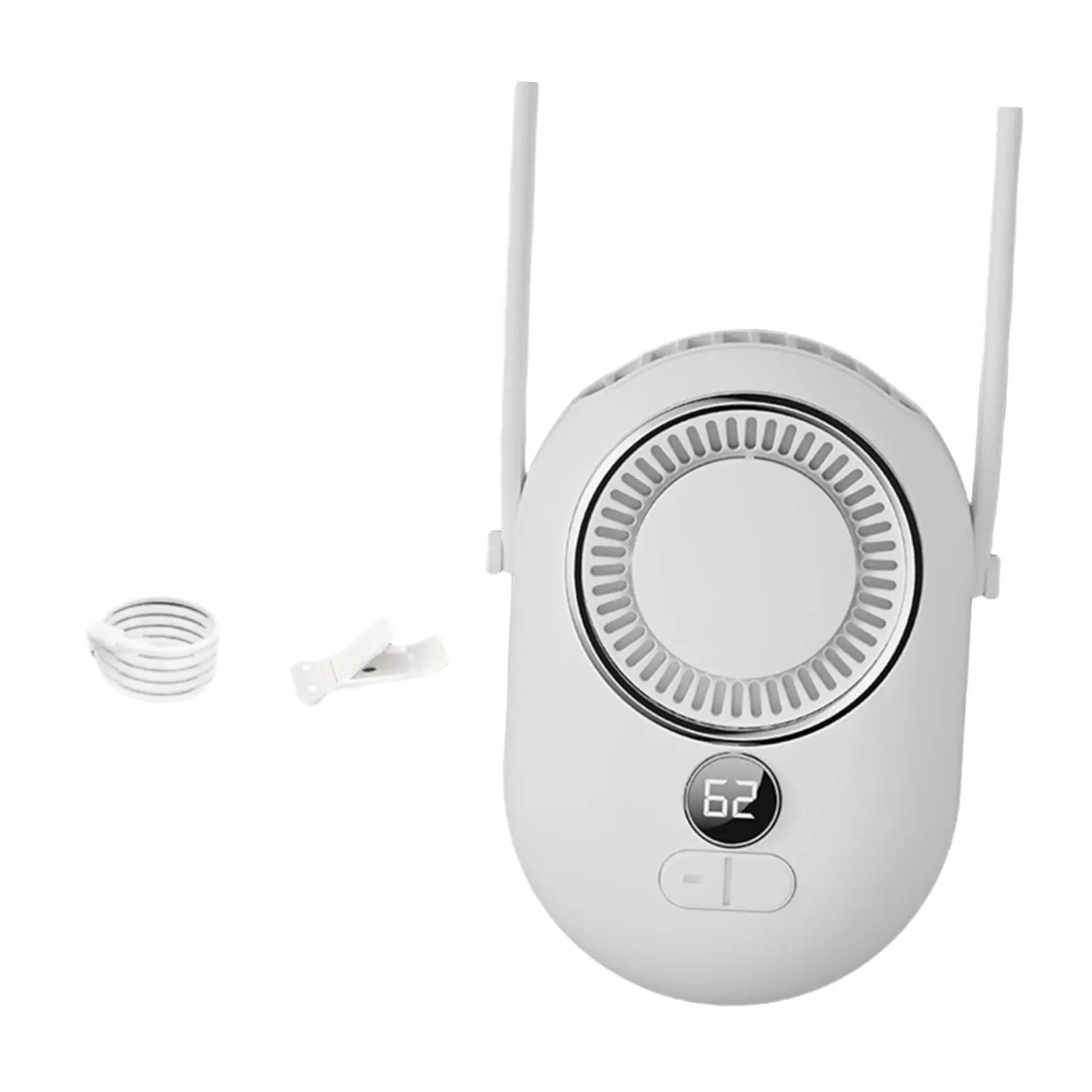 مروحة الرقبة الشخصية الصامتة المحمولة ، مروحة صامتة لصيد الأسماك ، المنزل ، في الأماكن المغلقة