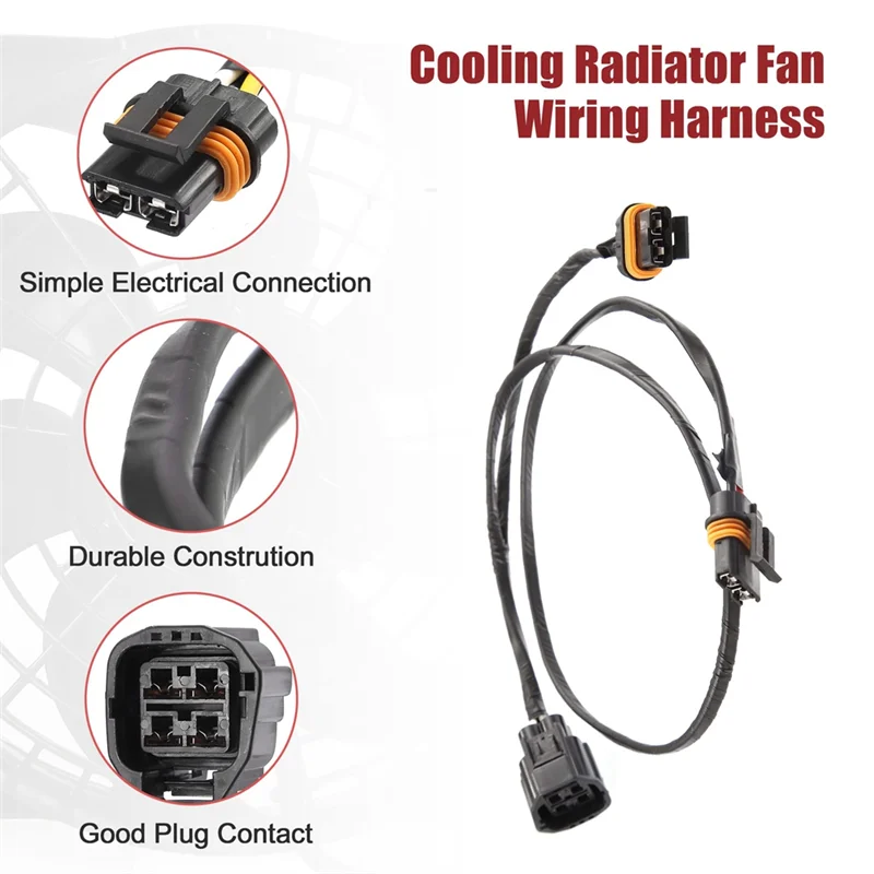 Ventola di raffreddamento del motore Cablaggio del motore per Dodge Charger Magnum Chrysler 300 Sostituzione 5137716AB 5137716AA
