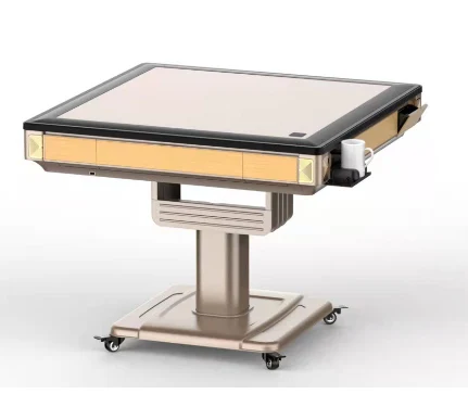 

Развлекательный стол для маджонга 2025, складной набор электротехнических столов, китайский стол для маджонга с пепельницей