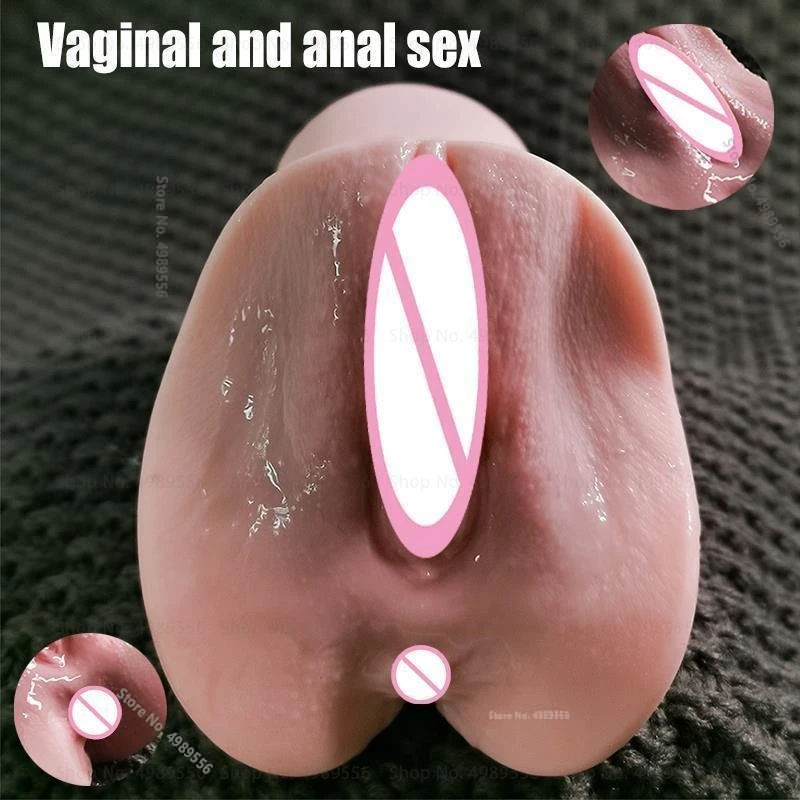 Rubber Vagina Masturbation Sex Toys Pocket Pusssy Sex​ Tooys for Man Anal Pusssy toy Double Channel Adult Supplies 18 Pussy Sex​