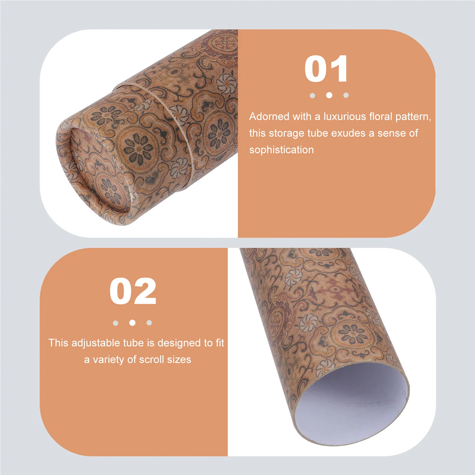 الخط صندوق التمرير 6 سنتيمتر القطر الداخلي تصغير أنبوب تخزين للرسم الفني اليابانية التمرير حامل ملصق