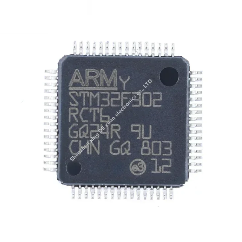 Original STM32F302RCT6 LQFP-64 ARM Cortex-M4 32-bit microcontroller-MCU Design of Integrate Circuit