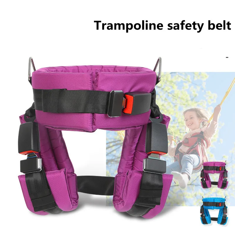 

Nylon Bungee Trampoline Harness Safety Belt Gear Quick Release Protection with Safety Buckle for Children