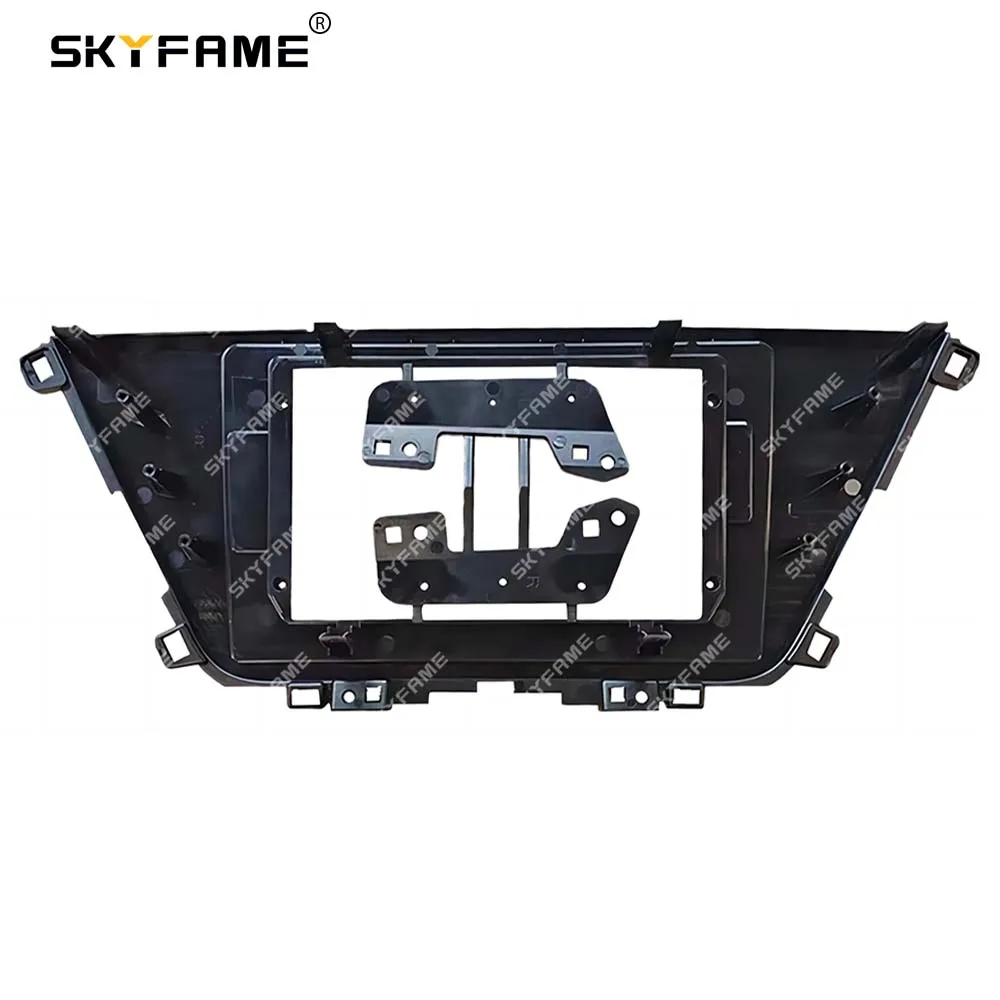SKYFAME Car Frame Fascia Adapter Android Radio Dash Fitting Panel Kit For Kia Carens