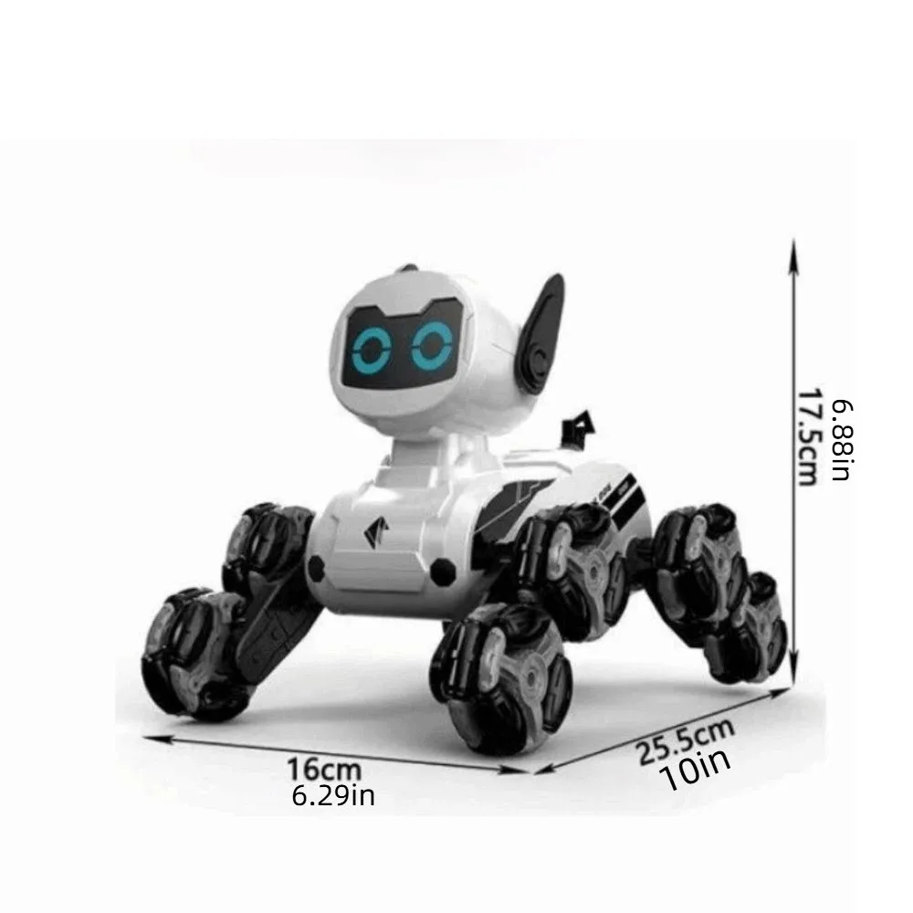 Robot-psy z 8 kołami, transformujące się podczas jazdy, wykonywające akrobacje, pojazd do driftu, zabawki dla dzieci, elektryczne pojazdy akrobacyjne 4WD, sterowane radiem 2.4G