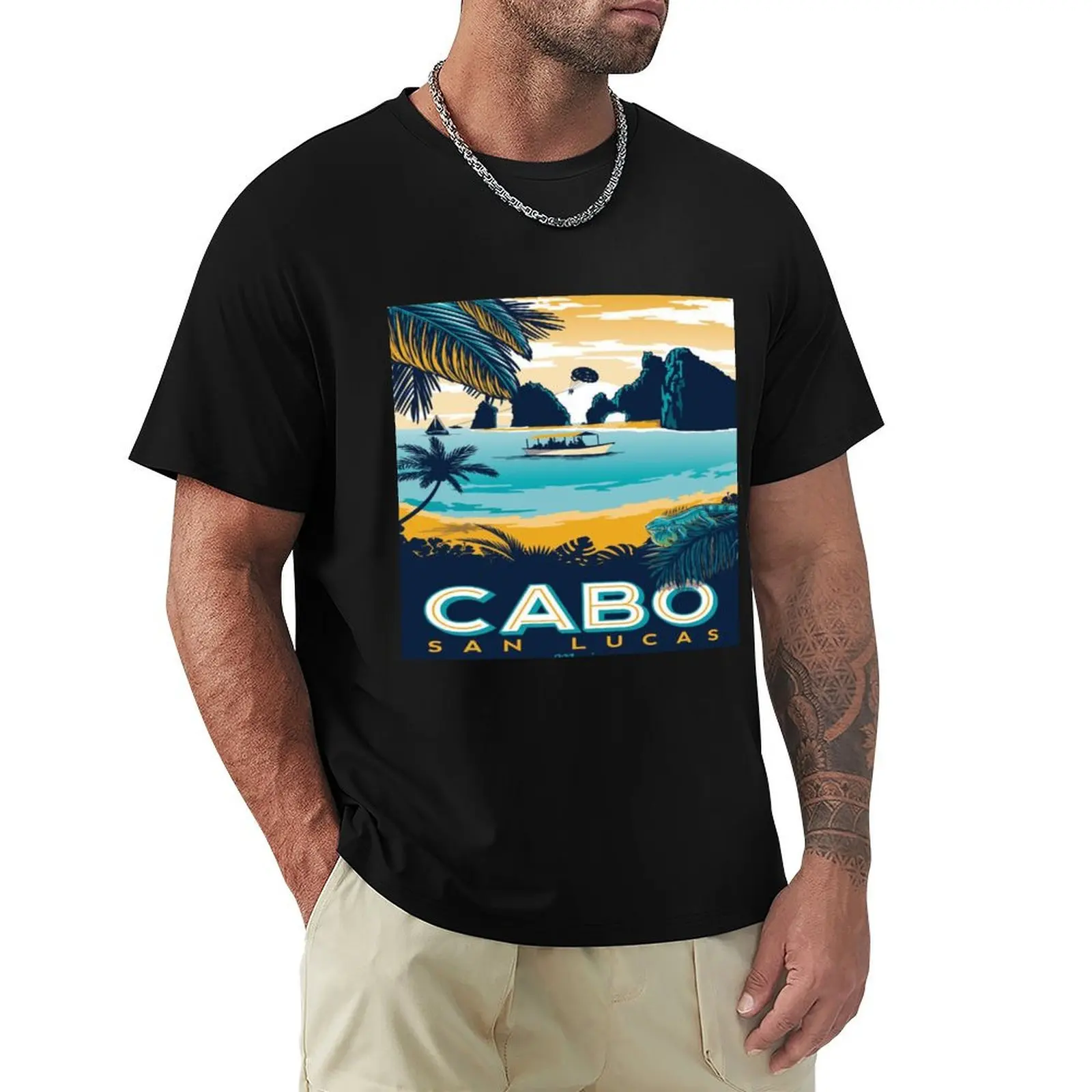 Camiseta Cabo San Lucas de Tela Elástica y Cómoda