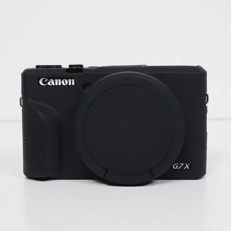 For Canon G7X Mark III G7X3 Camera Bag Accessories Camera Silicone Cover Soft Protective Skin Case with Lens Cap Vlog