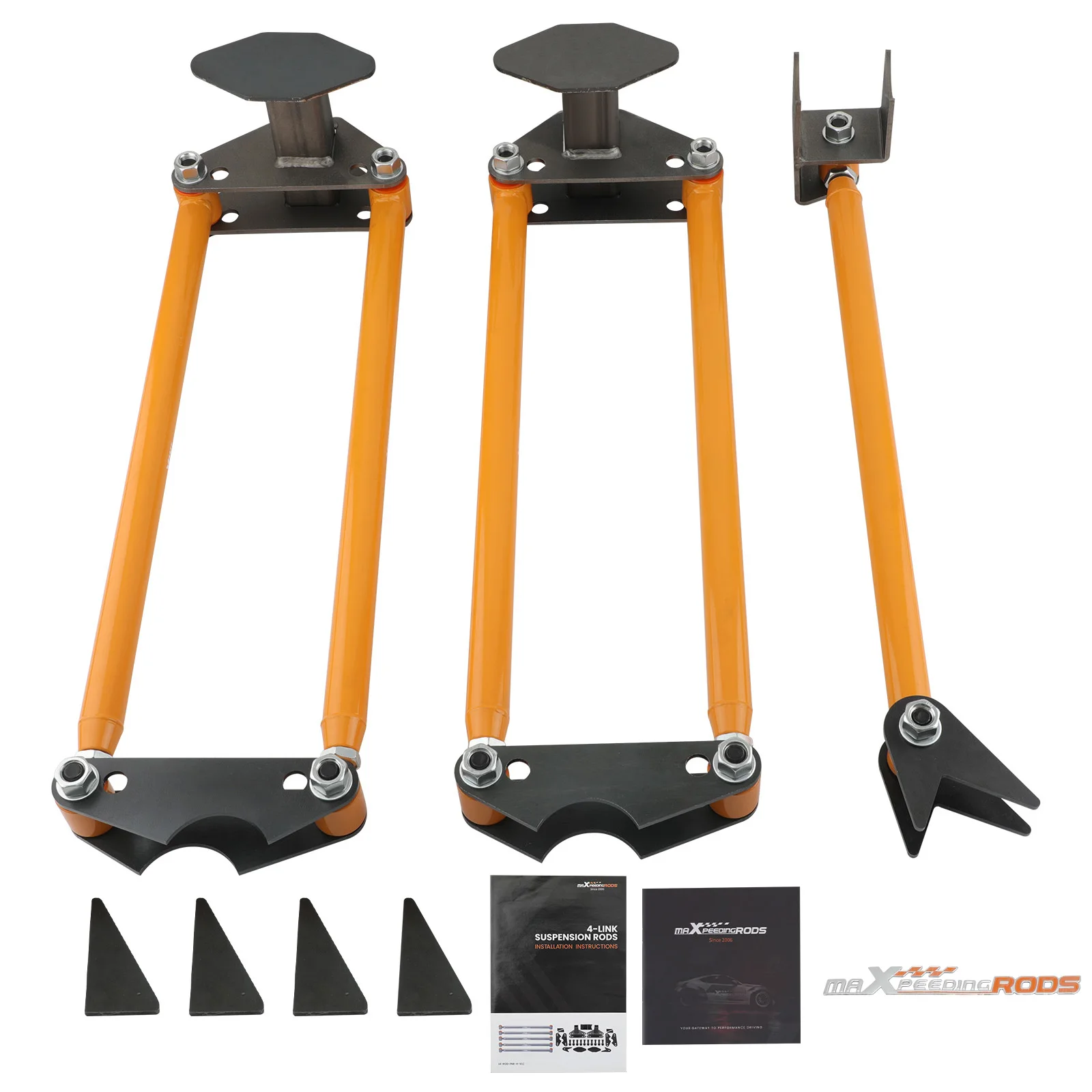 Weld-on Parallel Axle 4 Link Suspension For Universal Rod Rat Truck Car Air Ride