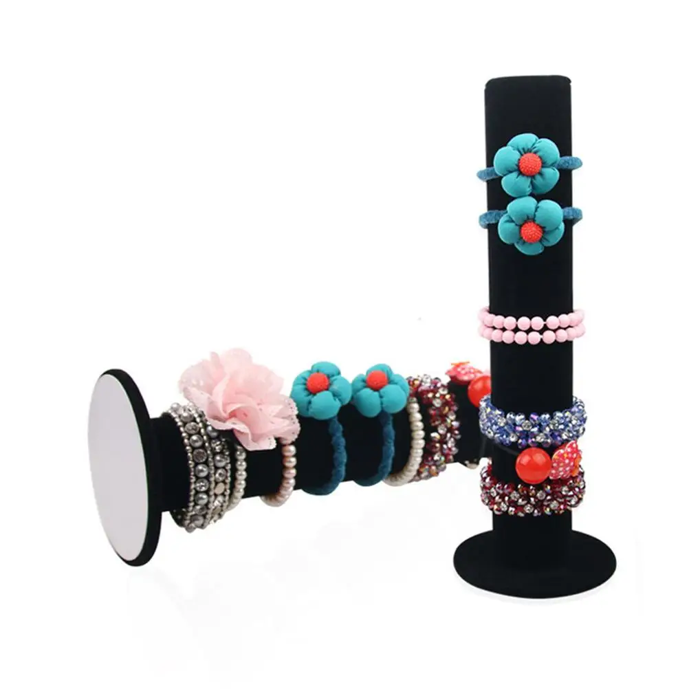 Jewelry Display St Bracelet Holder Microfiber Surface Durable Plastic Watch ganizer Storage Rack Elegant Design Jewelry
