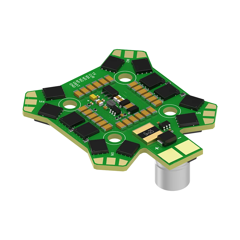 

iFlight BLITZ E55R 4-IN-1 ESC (G3) 2-6S BLHeli32 с монтажным рисунком 20x20 для деталей FPV