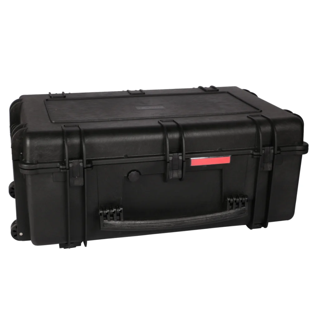 Hard Shell Camera Case, IP67 Waterproof Wheeled Equipment Case, 30x19x11.7 in Padded Divider Case, Tough Shockproof Resin Case