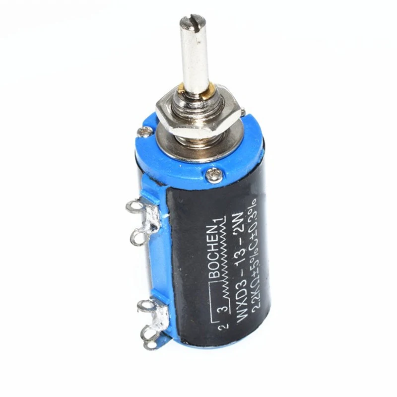 1 stücke WXD3-13-2W 2,2 3,3 4,7 5,6 6,8 r Ohm 1k k k k k k 10k 22k 33k 47k k Ohm Draht wickel potentiometer