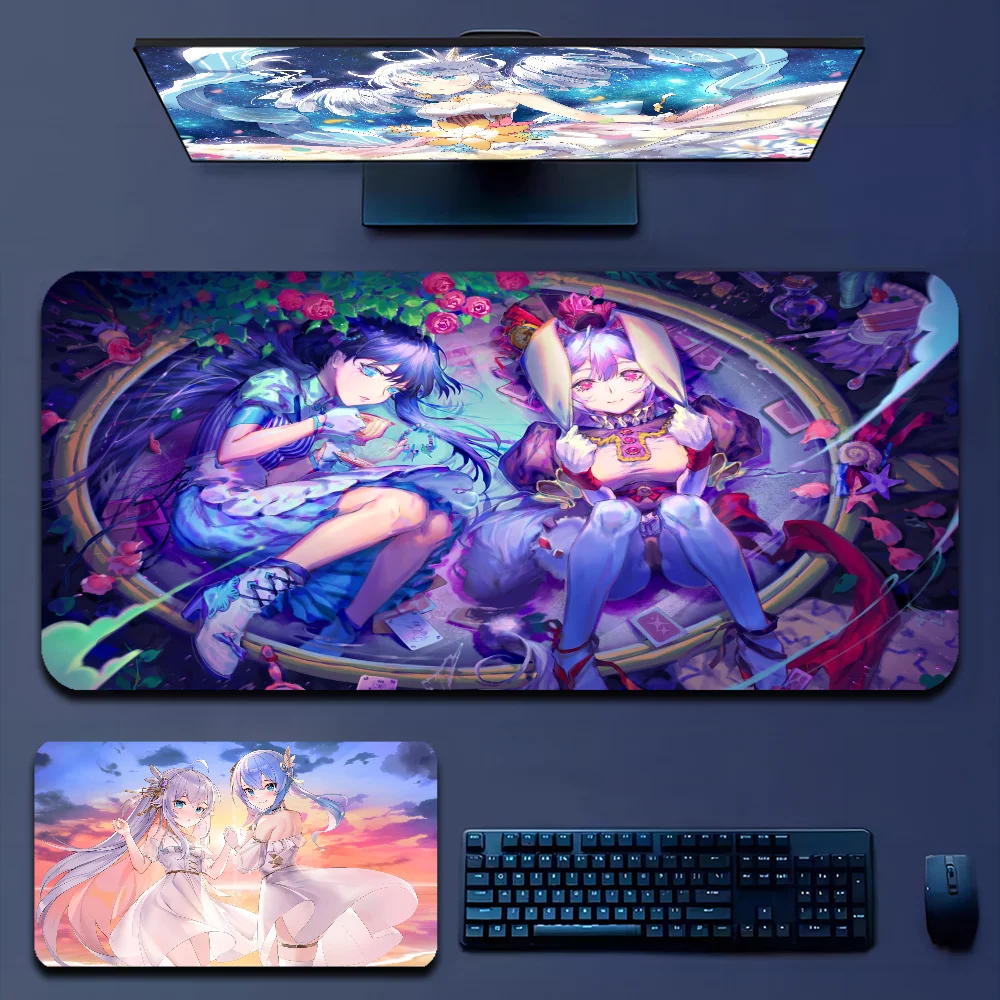 Honkai Impac In Stocked Laptop Gaming Mice Mousepad Size For Large Edge Locking Game Keyboard Pad