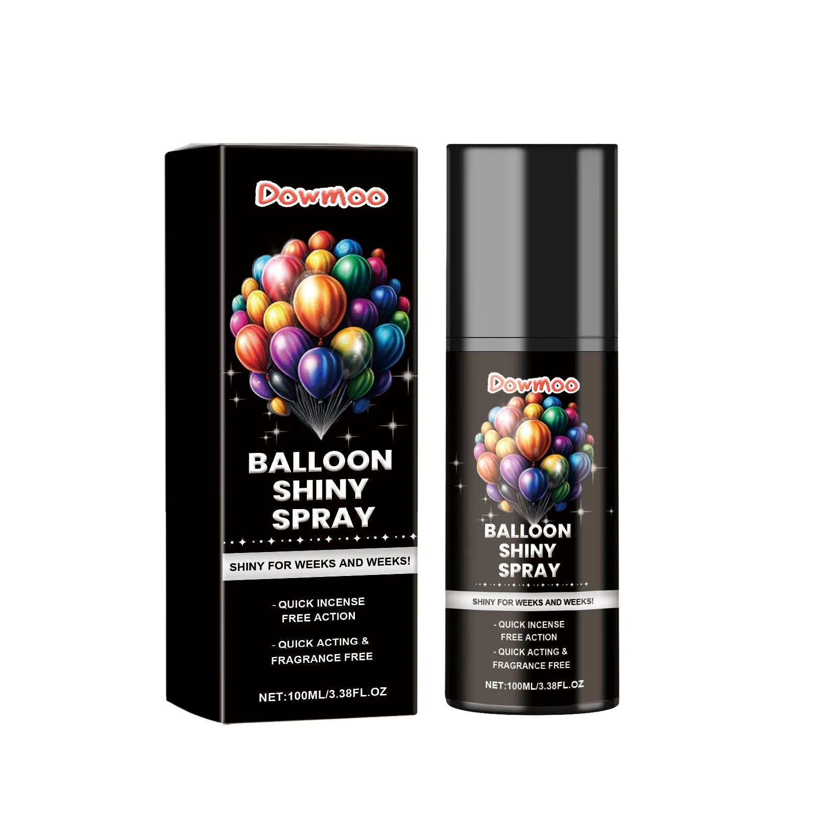 Balloon Brightening Spray, Safe Formula for Balloons, Enhance Surface Gloss, Polishing Shine Treatment for Party Balloons