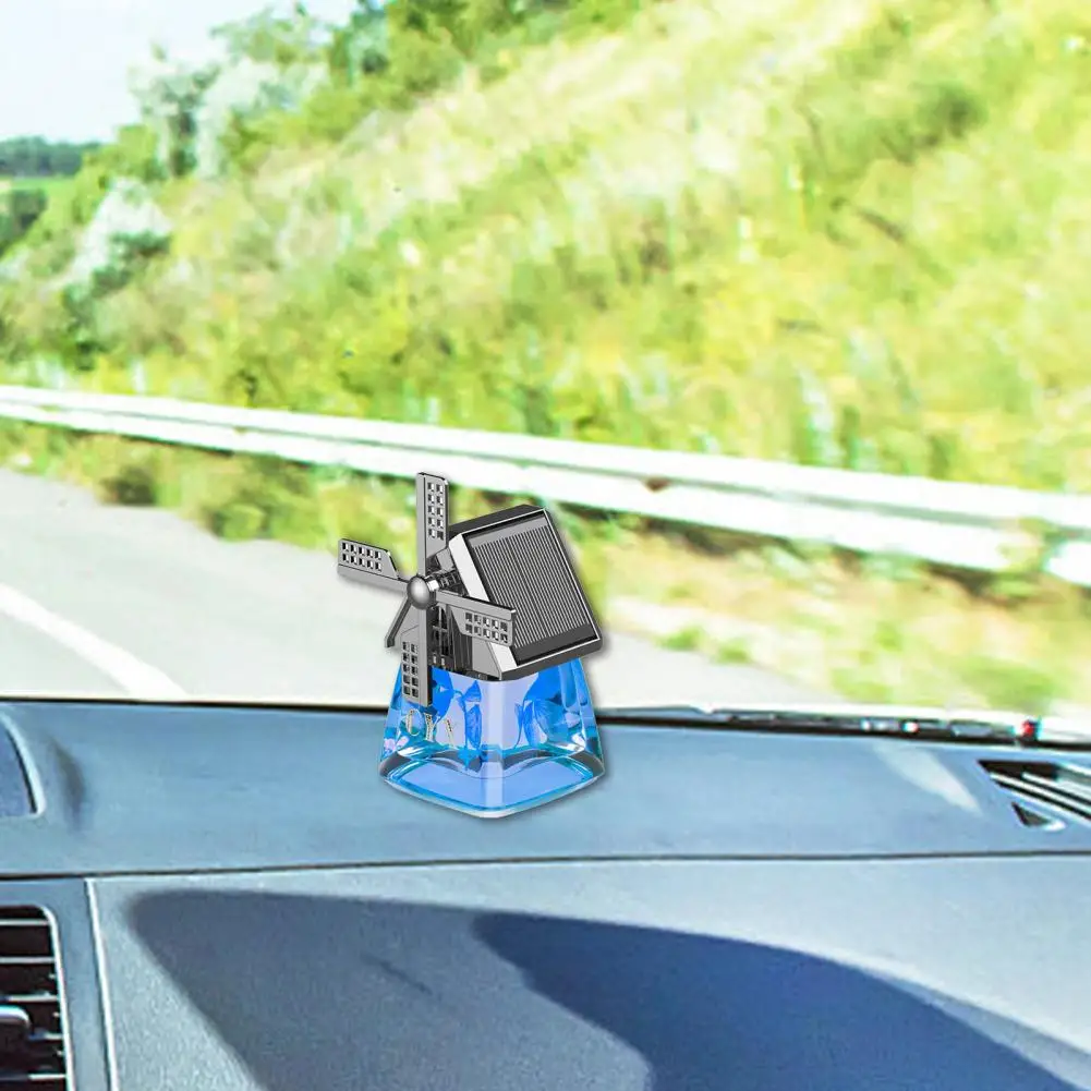 

Car Air Freshener Double-sided Solar Panel Auto Accessories Solar Rotating Car Perfume Compact Car Perfume for Home