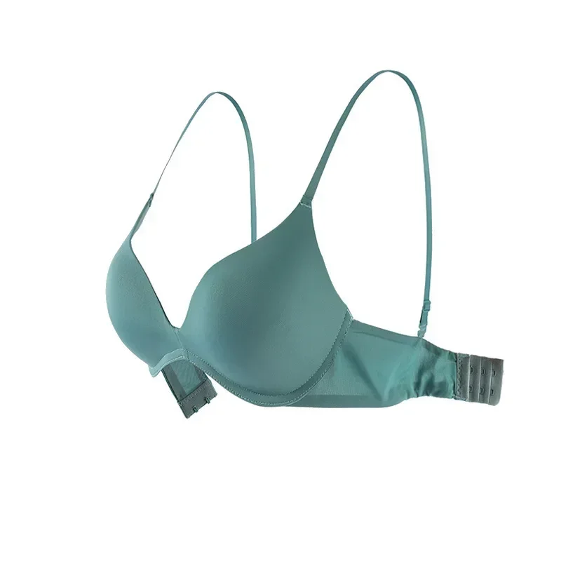 여성용 등받이 브래지어 여성용 원활한 속옷 란제리 3/4 컵 Bralette 탑 무선 브래지어 Intimates Comfort T Shirt Bra