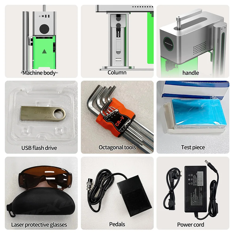 F25CA Laser Engraving Tool Maxwave Factory Direct Sale Customizable Multiple Marking Sizes Positive Customer Feedback