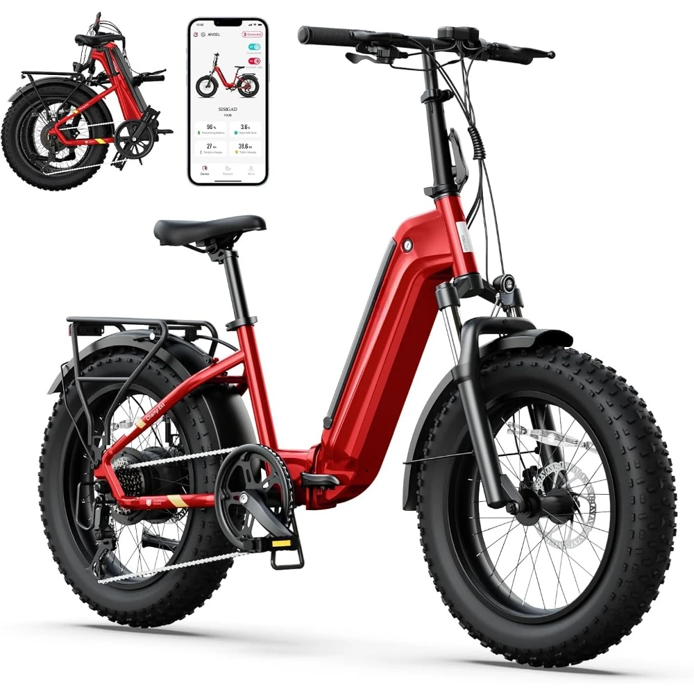 

Electric Bike Peak 1500W Upgraded Motor Ebikes 28-35MPH Fat Tire E Bike 48V Removable Battery 7-Speed Electric Bicycle