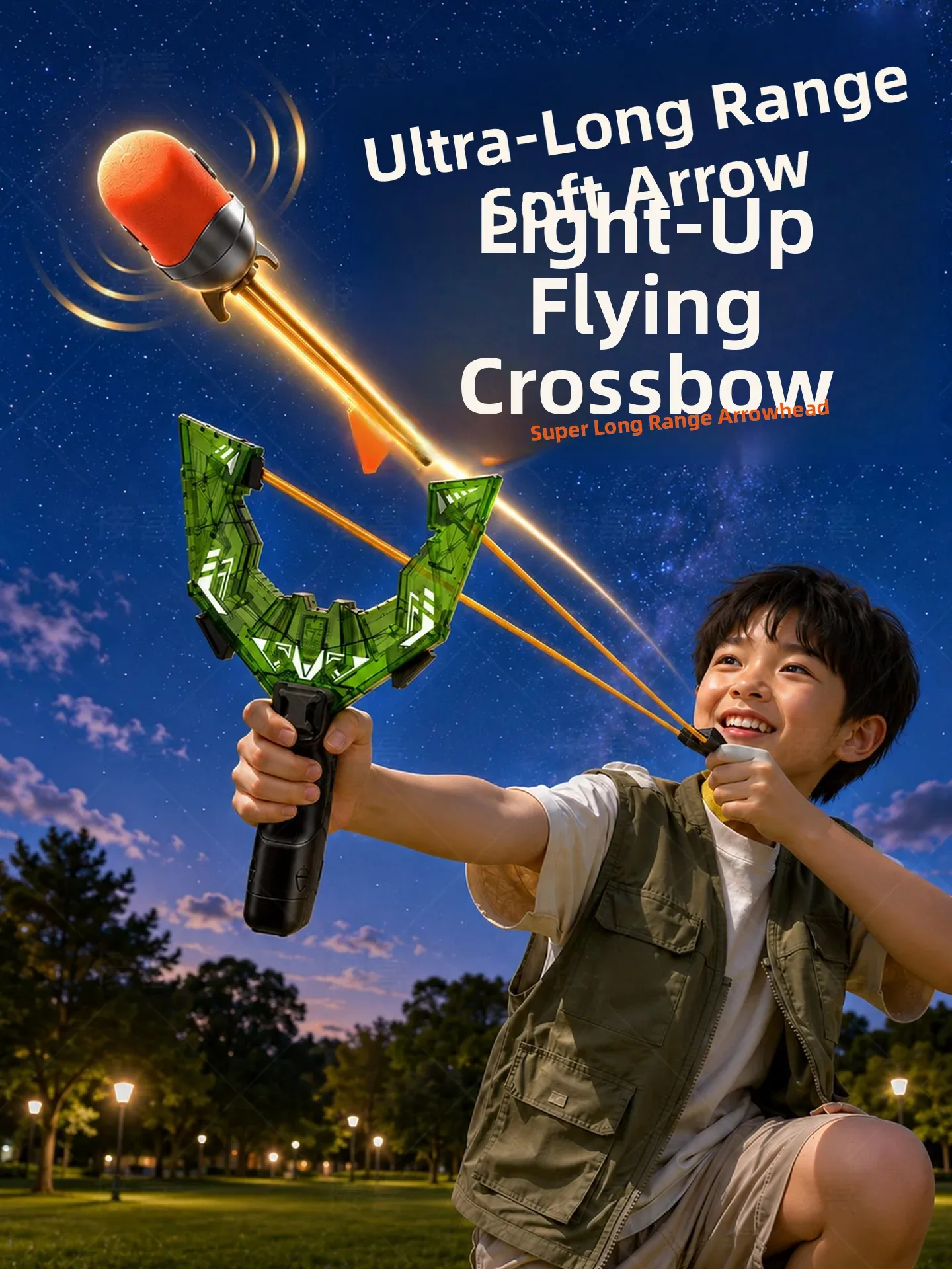 jouet-lance-roquettes-pour-enfants-fleches-lanceur-a-distance-fusee-d'exterieur-pour-garcons-arc-composite-lumineux-equipement-de-jeu-de-tir-a-l'arc