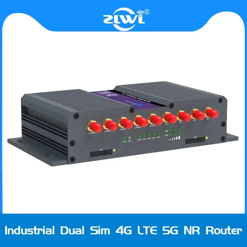 Enrutador Industrial para exteriores, dispositivo con SNMP, RS232, RS485, Modbus, RTU, TCP, DTU, VPN, 5g, Cpe, NR