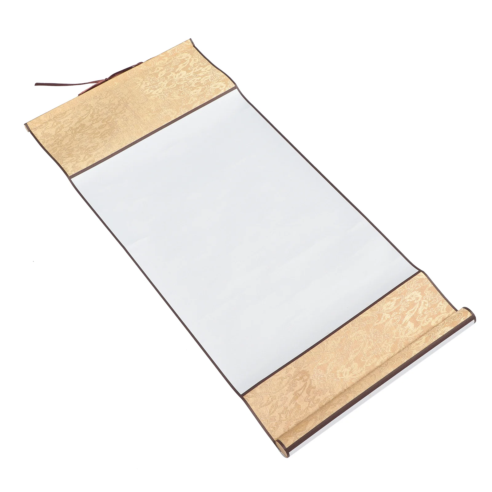 空白の絵巻書道アート用ライスペーパーシルククロス中国絵画用品描画用絵巻書道練習用