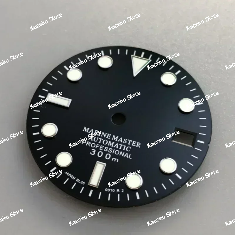 

Детали вставки циферблата для часов NH35 Циферблат Автоматический механический механизм для часов Green Lume Marine Master