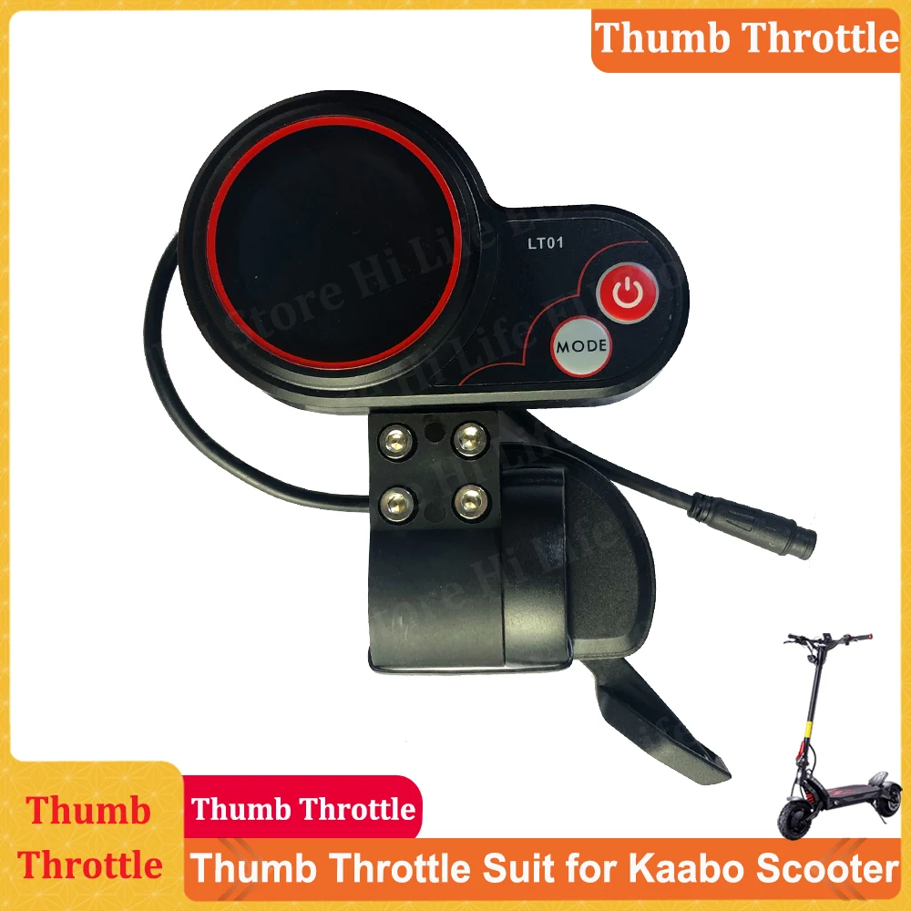 LT01 Display Thumb Throttle Suit for Kaabo Mantis 8/10 Kaabo Wolf Warrior X Kaabo Wolf Warrior 11 install with LT01 Display