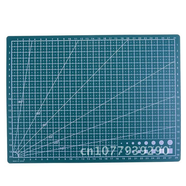 1pc 30*22cm A4 Grid Lines Self Healing Cutting Mat Craft Card Fabric Leather Paper Board