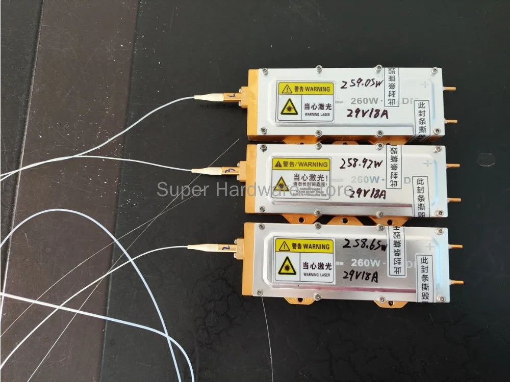 29.8V 260w Infrared Pump Laser Module High-power Laser Infrared Pump with Optical Fiber (Second-hand,not 100% New)