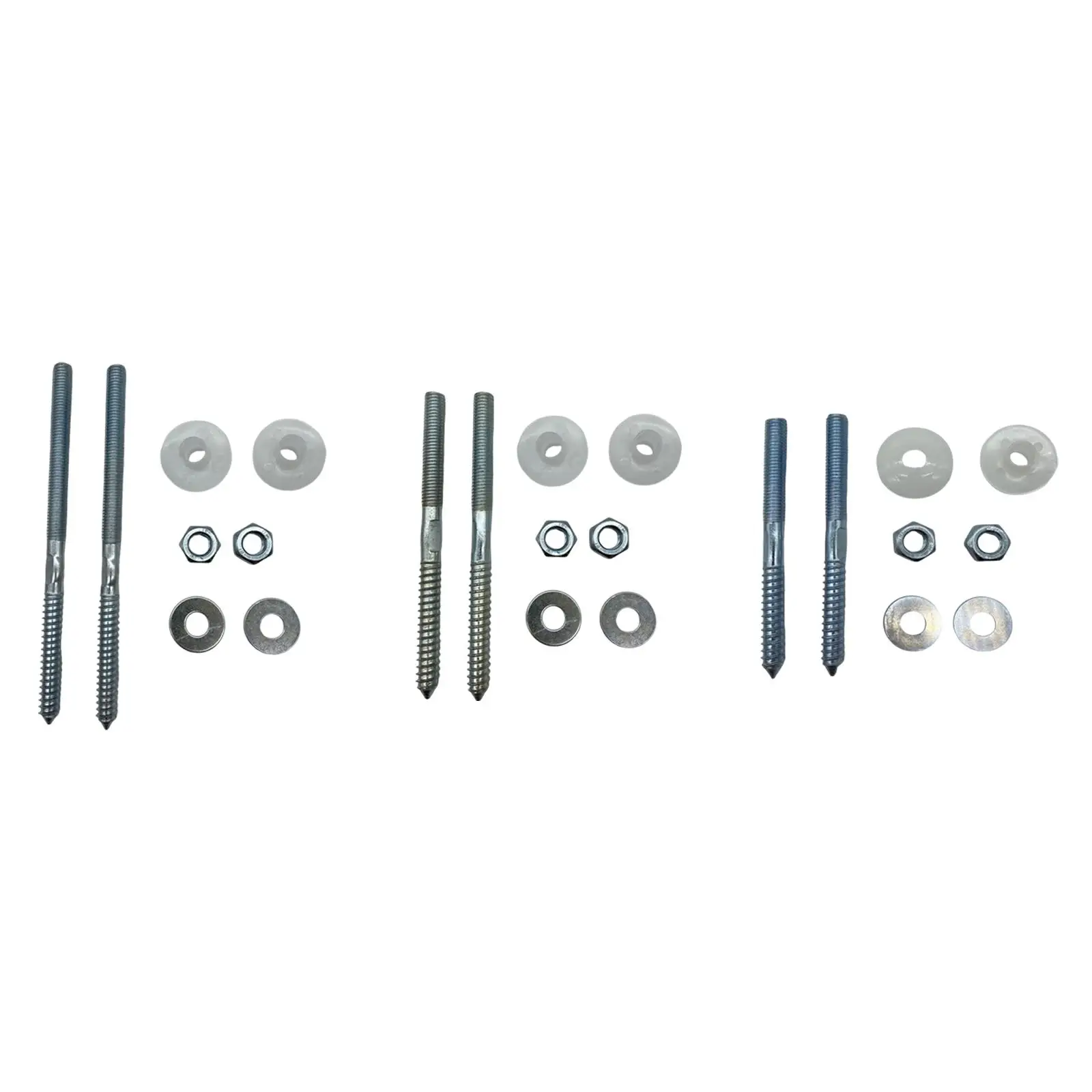 Wall-mounted sink fixing kit, screws, plugs and washers, easy to install,