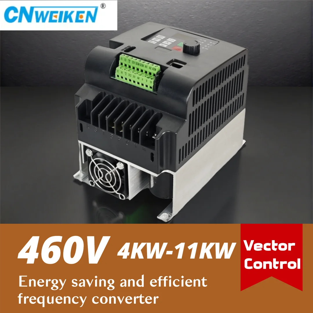 

4/5.5/7.5/11KW 460V VFD 3Phase input 460v to 3Phase Output 460V Frequency Converter/Adjustable Speed Drive/Frequency Inverter